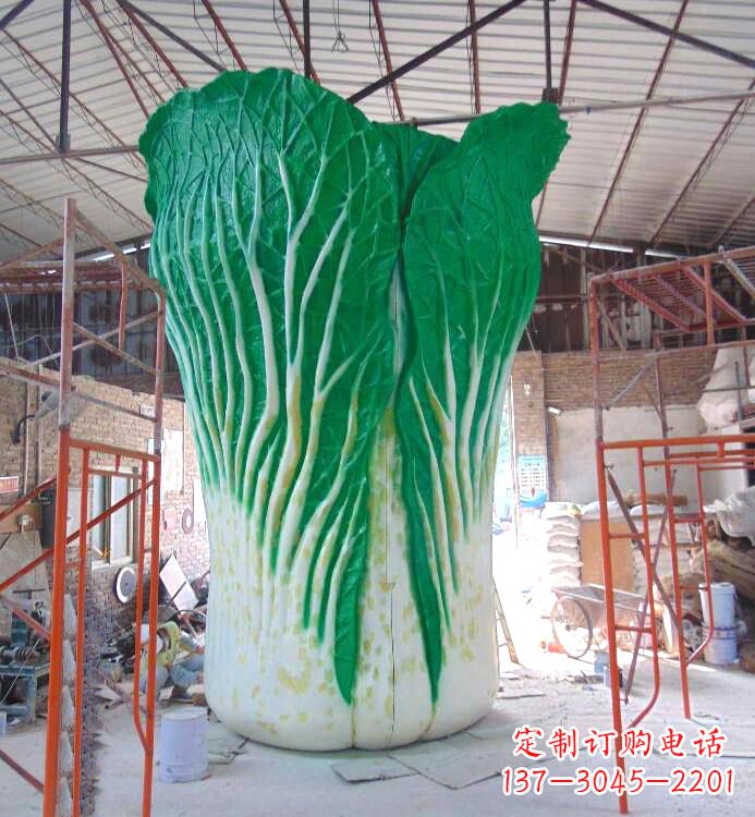 金华白菜铜雕塑