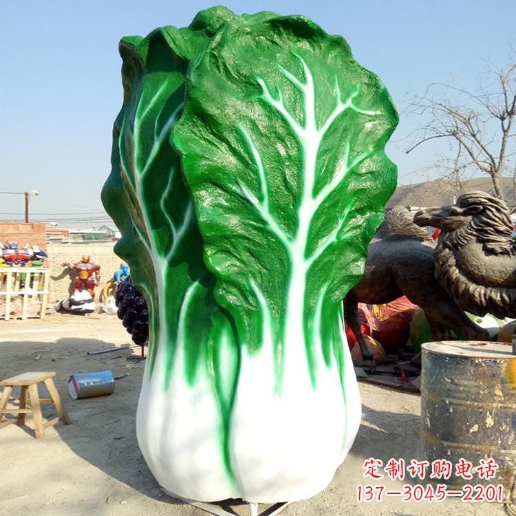 金华玻璃钢白菜雕塑