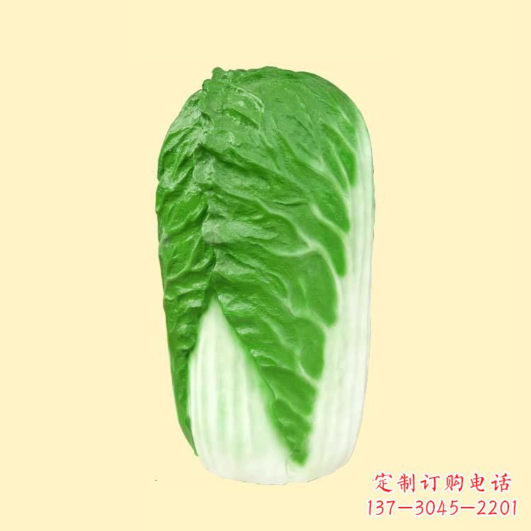 金华玻璃钢大白菜雕塑