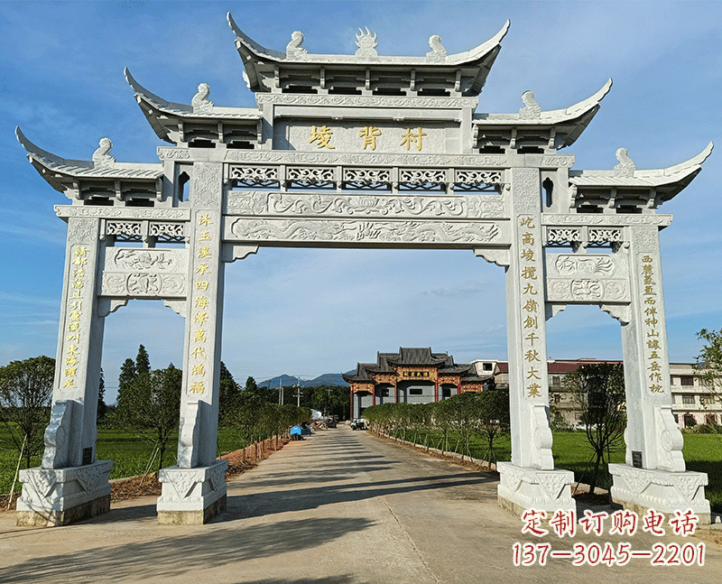 金华石雕牌坊传承文化与艺术的完美结合