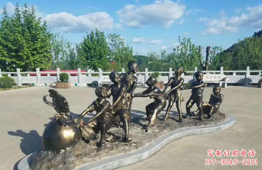 金华萝卜精灵铜雕——精致的家居装饰