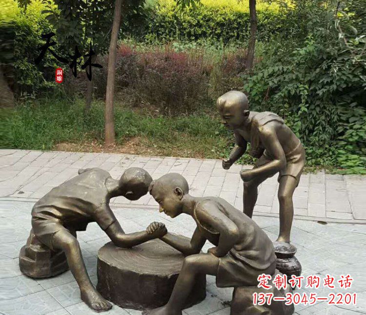 金华儿童公园铜雕