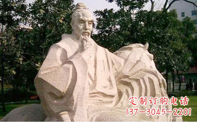 金华中国文学名人雕塑——班固石雕像