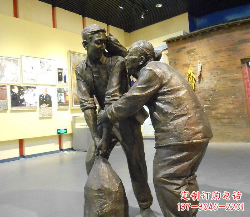 金华“护老铜雕”
