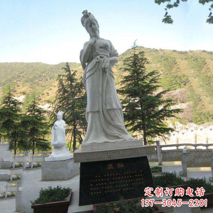 金华传承中国古代美女——褒姒雕像