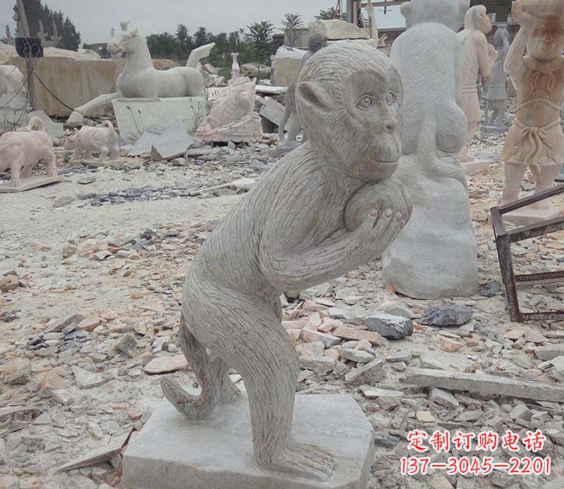 金华新猴子雕像,传承古老传说