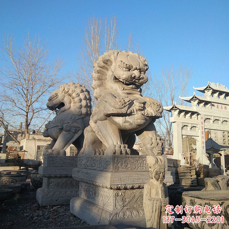 金华新室内装饰狮子雕塑