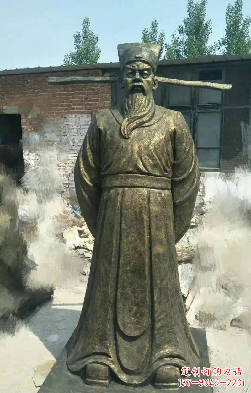 金华包拯铜雕传承北宋历史精髓