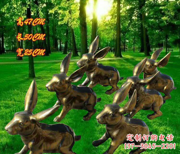 金华兔子雕塑——激情活力的象征