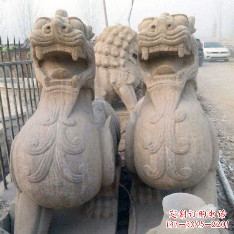 金华狴犴仿古石雕塑