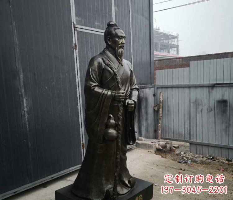 金华扁鹊名医铜雕摆件