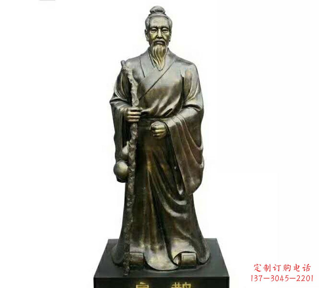 金华扁鹊神医铜雕