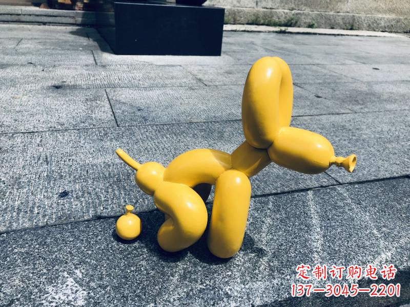 金华新颖创意的气球狗雕塑
