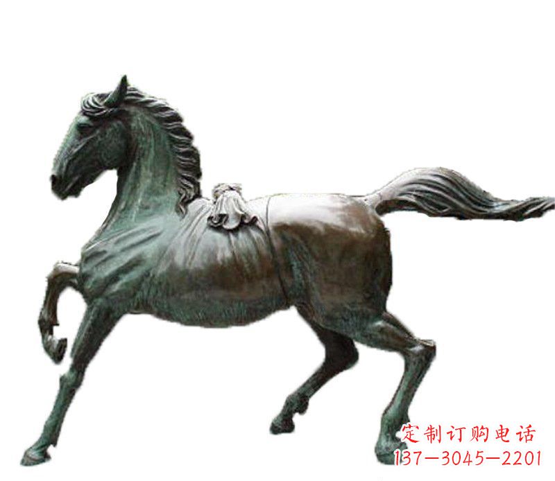 金华别墅动物飞马铜雕摆件