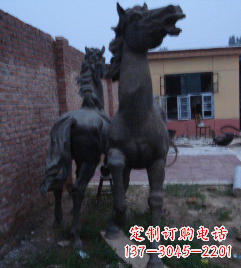金华别墅景观动物马铜雕塑_2