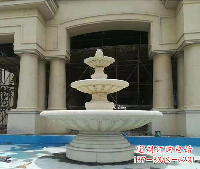 金华精美多层喷泉石雕