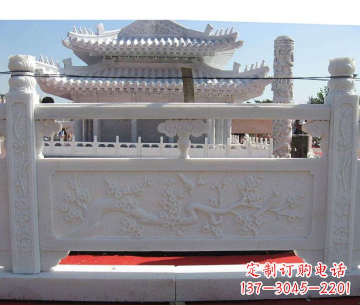 金华汉白玉石栏板精美、细腻、质感十足