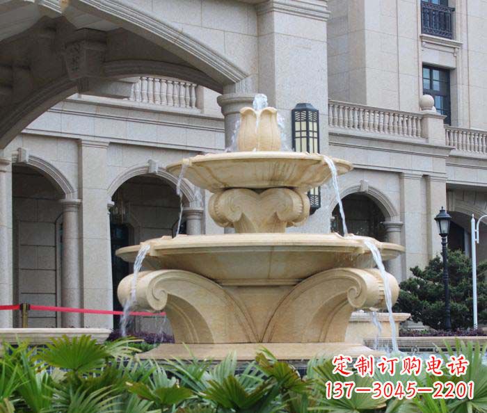 金华别墅景观欧式喷泉石雕_1