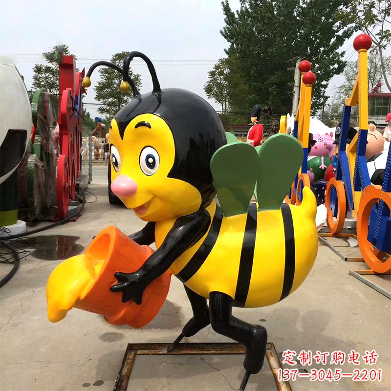 金华玻璃钢蜜蜂雕塑