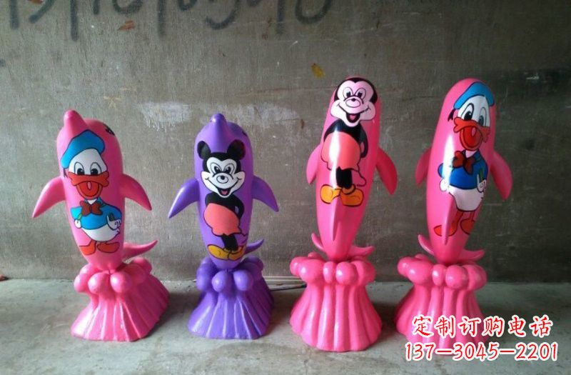 金华玻璃钢海豚雕塑把海洋之美带到你家