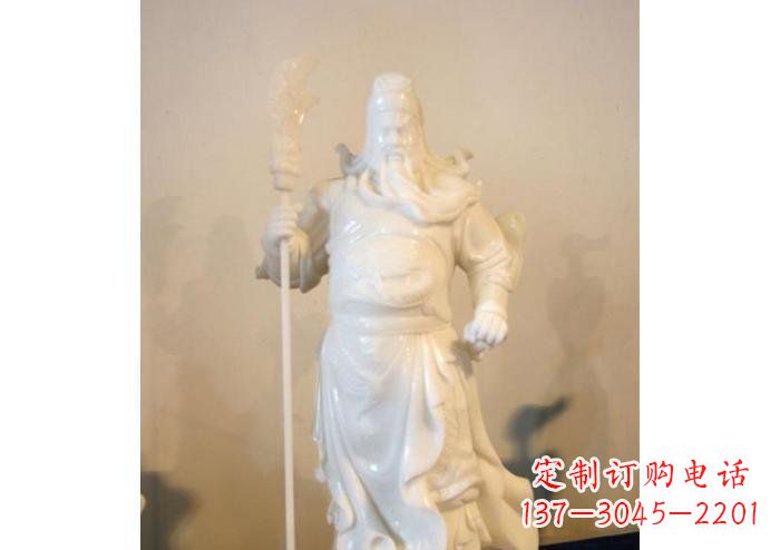 金华关公雕塑玻璃钢制作的精美杰作