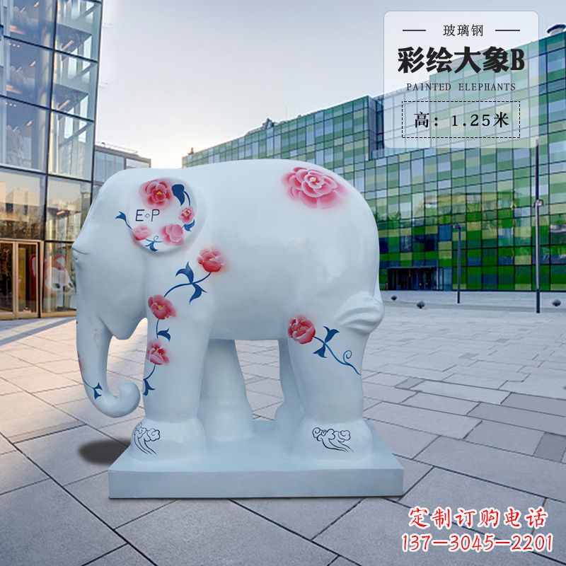 金华玻璃钢大象雕塑——传承古老文明的象征