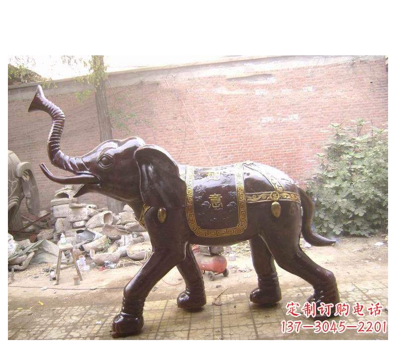 金华玻璃钢大象雕塑