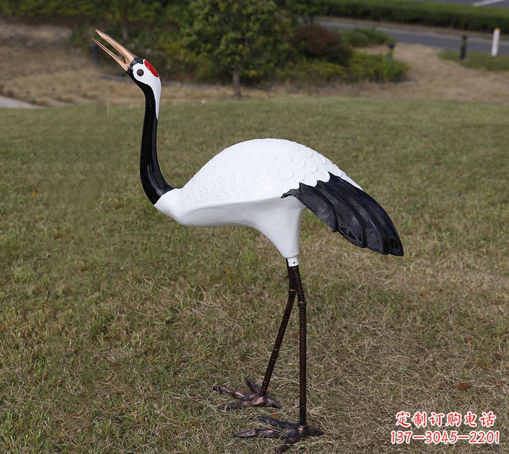 金华玻璃钢雕塑仙鹤