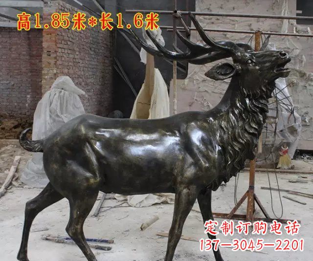 金华玻璃钢仿铜动物雕塑精美绝伦