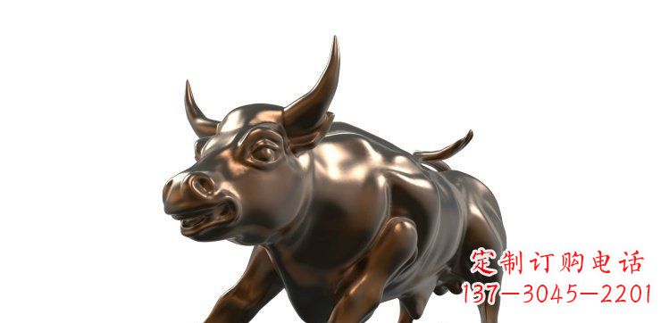 金华玻璃钢仿铜牛公园动物雕塑视觉盛宴