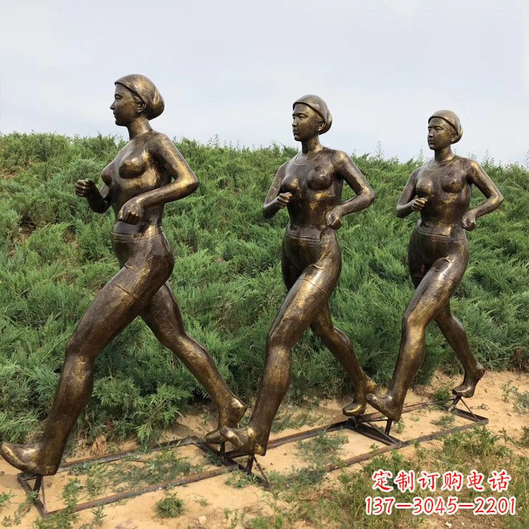 金华玻璃钢仿铜女人雕塑精致细腻的艺术品