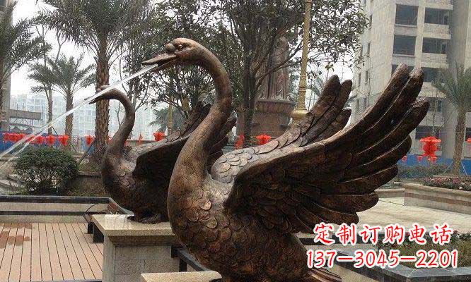 金华天鹅雕塑美丽的视觉盛宴