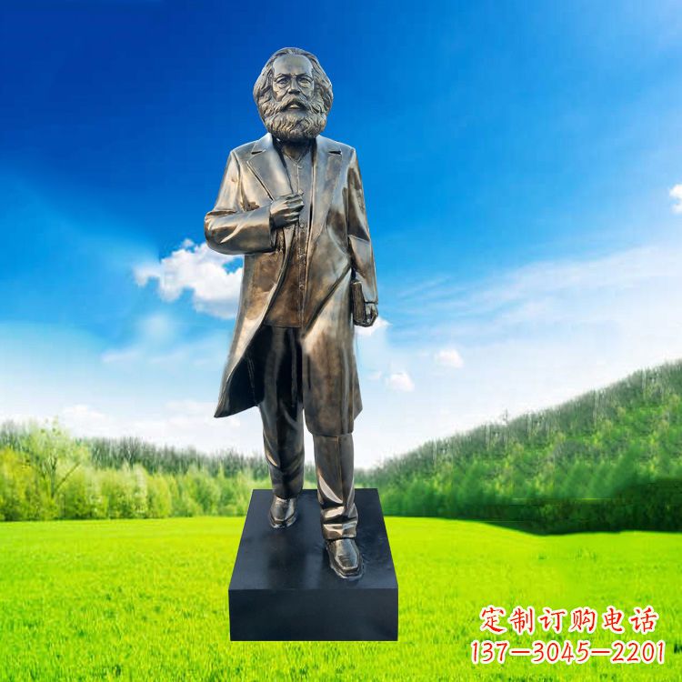 金华玻璃钢马克思塑像伟人的永恒记忆