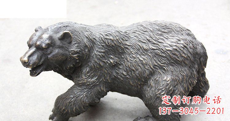 金华以玻璃钢制作的北极熊雕塑