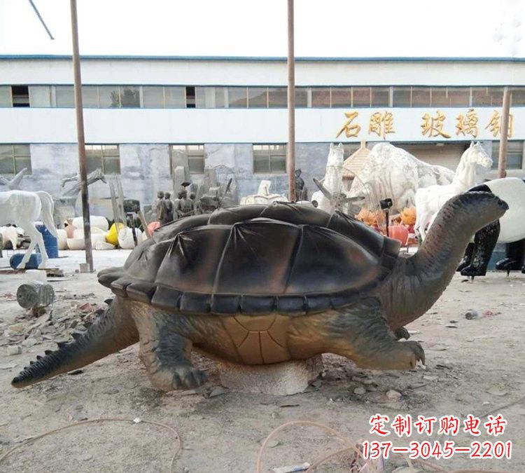 金华玻璃钢乌龟雕塑——精致美丽的艺术品