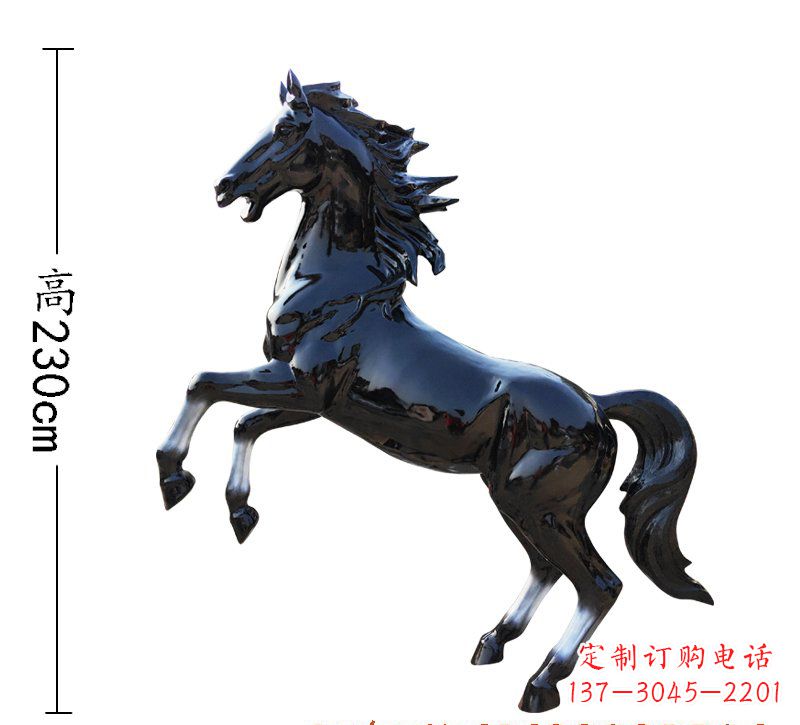 金华玻璃钢马雕塑精美外形、经久耐用