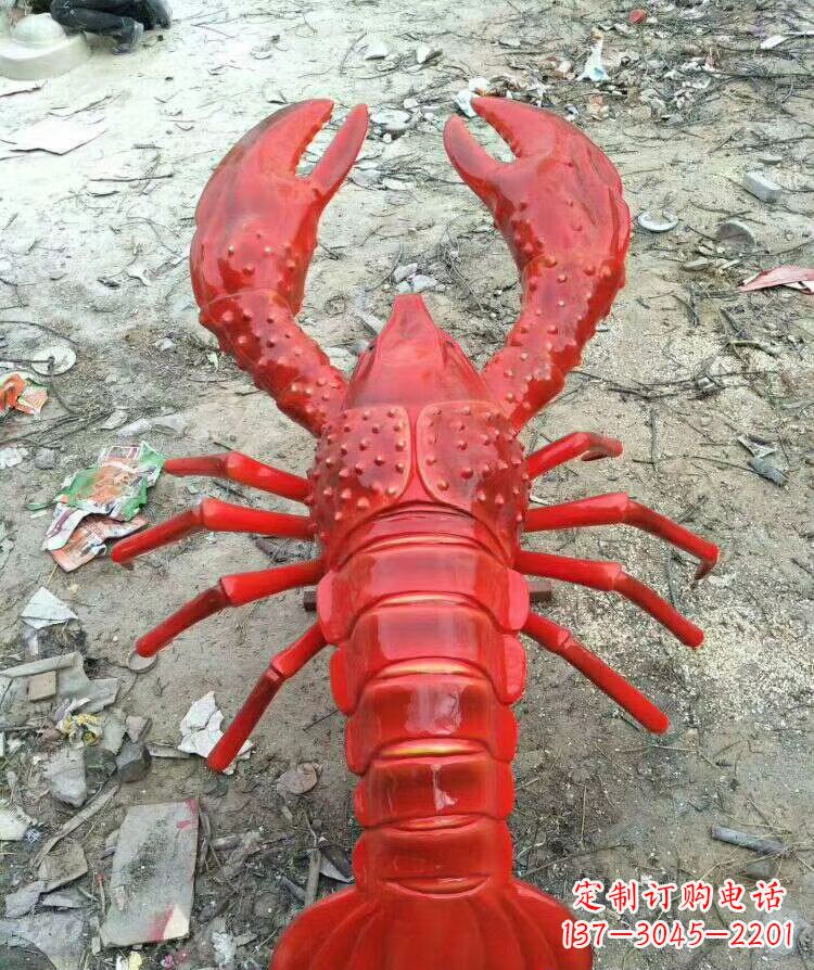 金华玻璃钢仿真龙冠动物雕塑