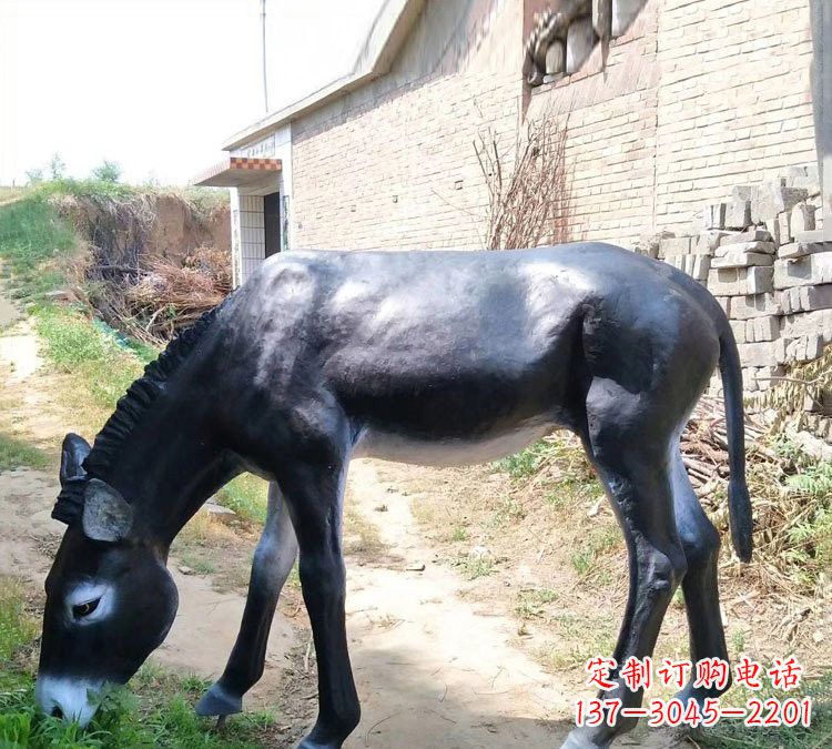 金华玻璃钢雕刻毛驴,传承传统文化