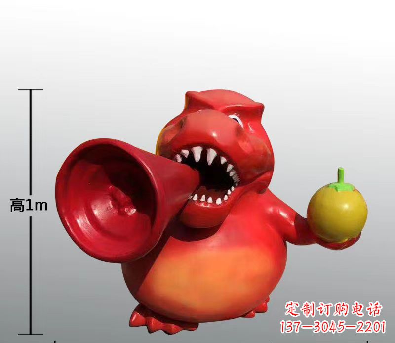 金华玻璃钢卡通动物雕塑