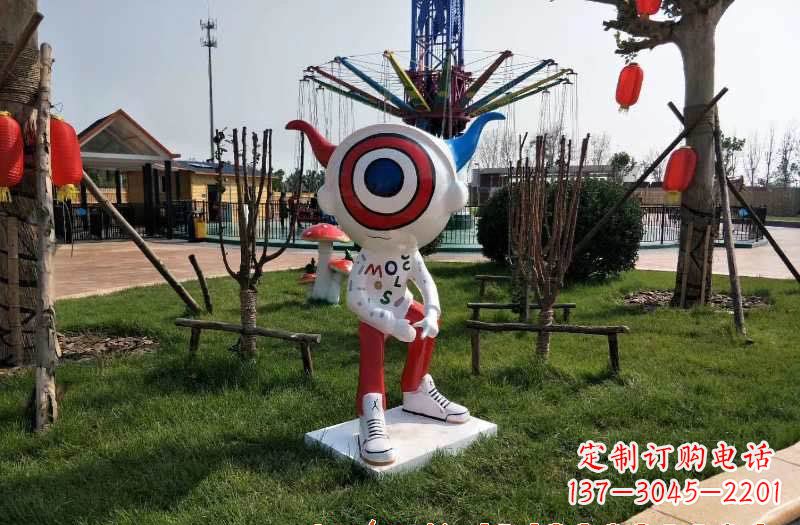 金华玻璃钢卡通机器人——雕塑艺术的新灵感