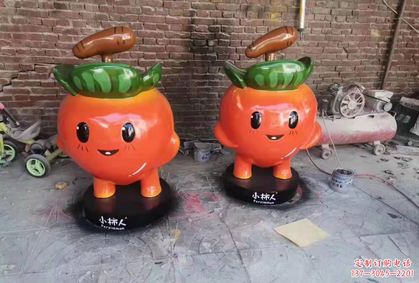 金华精致玻璃钢卡通蔬菜雕塑