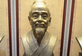 金华扁鹊医学家铜雕