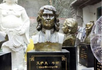 金华玻璃钢仿铜雕塑——纪念伟大的牛顿