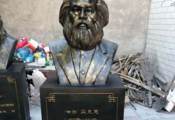 金华玻璃钢铸就的马克思雕塑