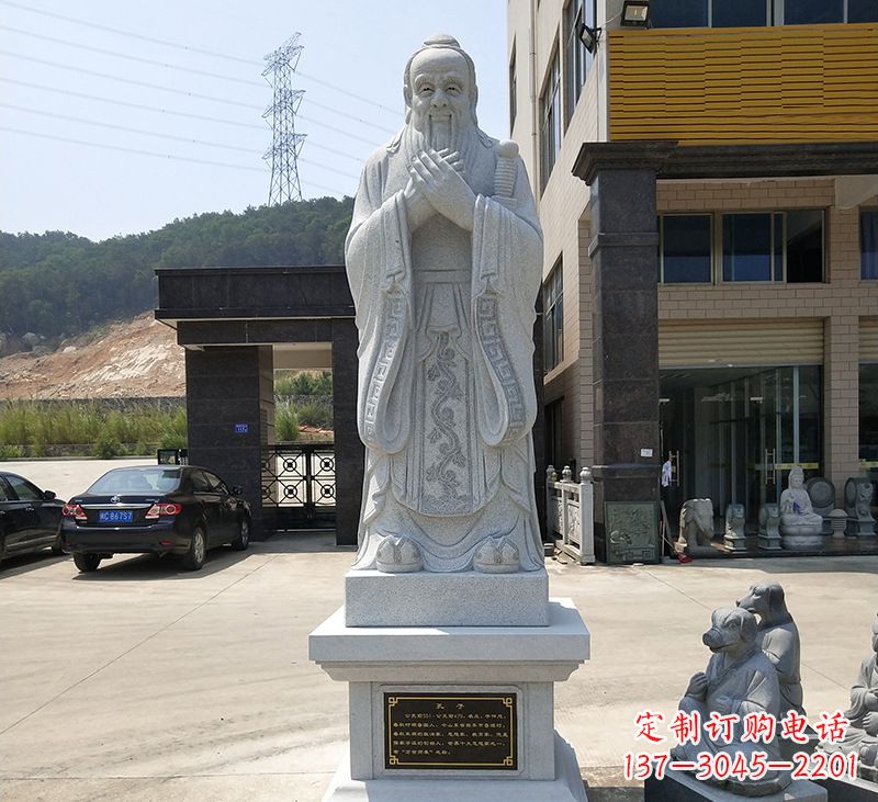 金华玻璃钢孔子像