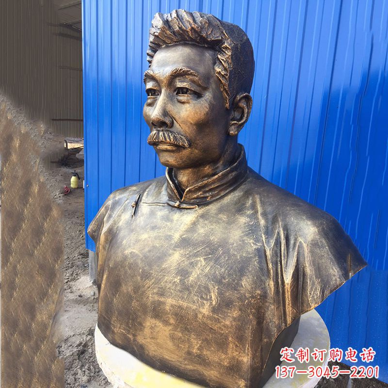 金华鲁迅雕塑传承伟大的文学遗产