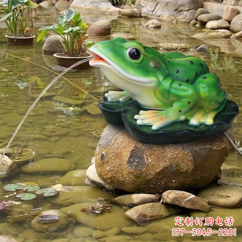 金华玻璃钢青蛙雕塑——艺术与自然的完美结合