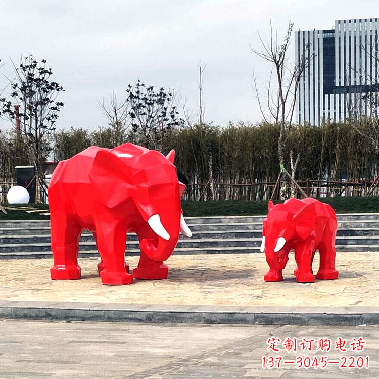 金华玻璃钢大象雕塑艺术之美