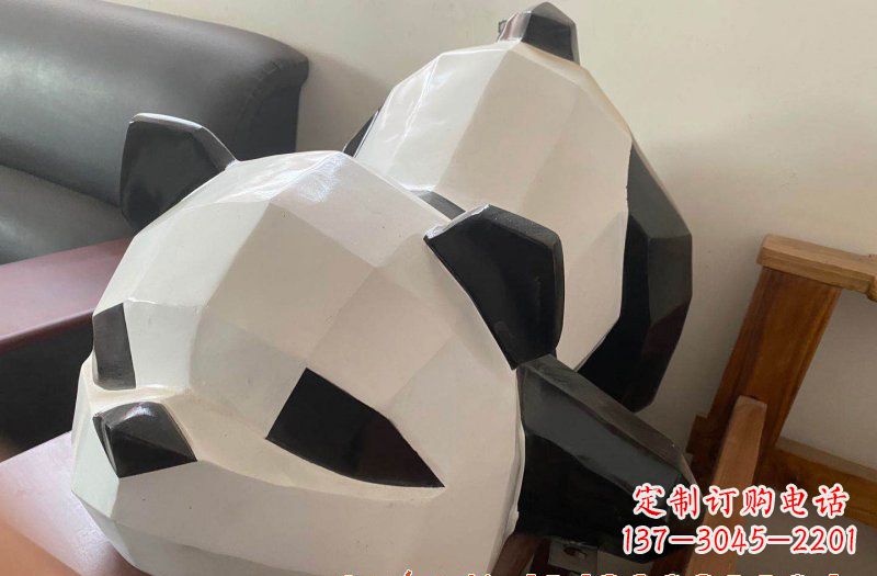 金华玻璃钢熊猫雕塑