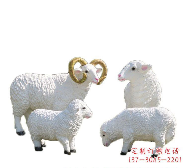 金华玻璃钢山羊雕塑——传承藏区特色文化